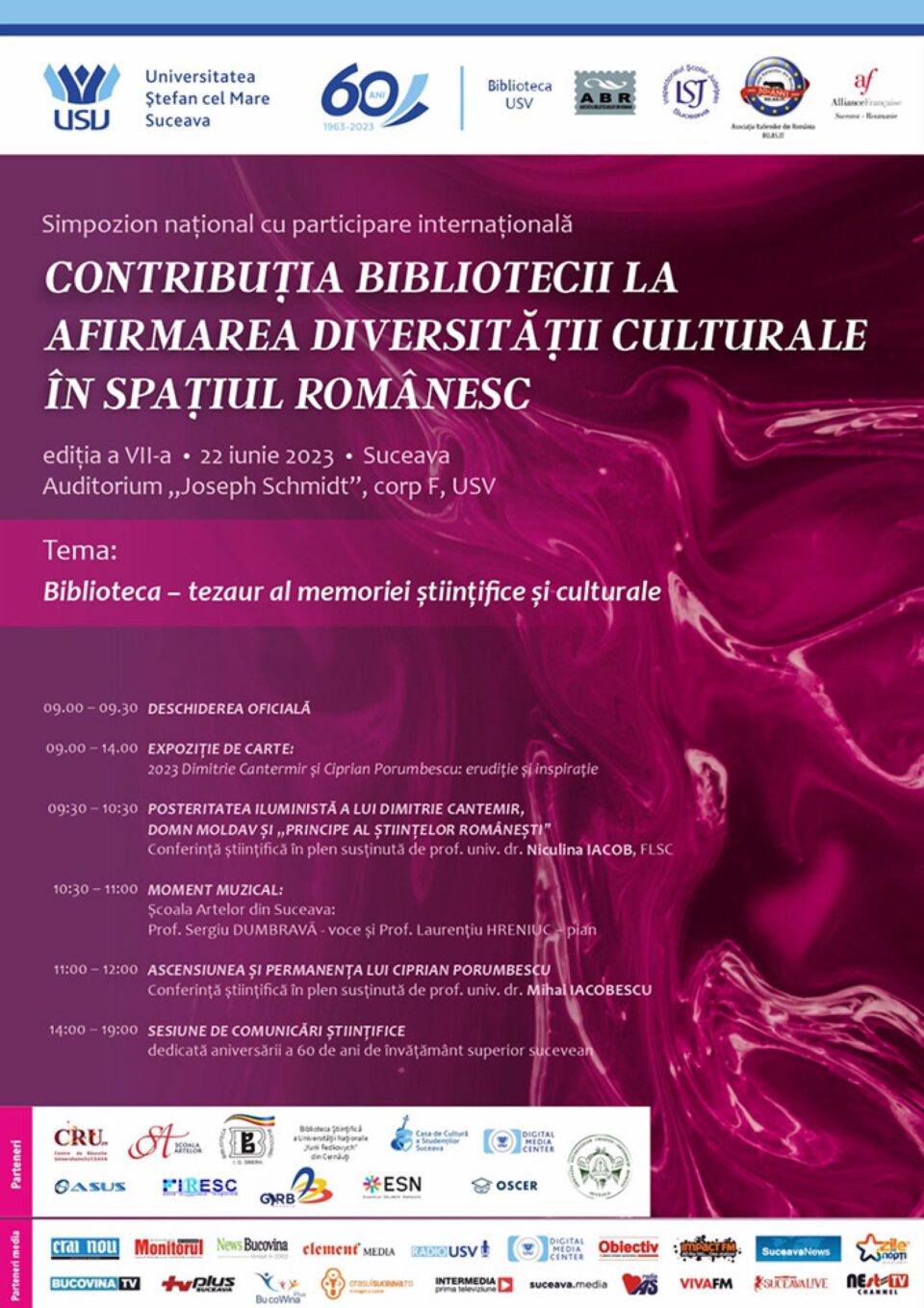 ”Biblioteca – tezaur al memoriei științifice și culturale”, un simpozion eveniment în cadrul Bibliotecii USV ”Biblioteca – tezaur al memoriei științifice și culturale”, un simpozion eveniment în cadrul Bibliotecii USV