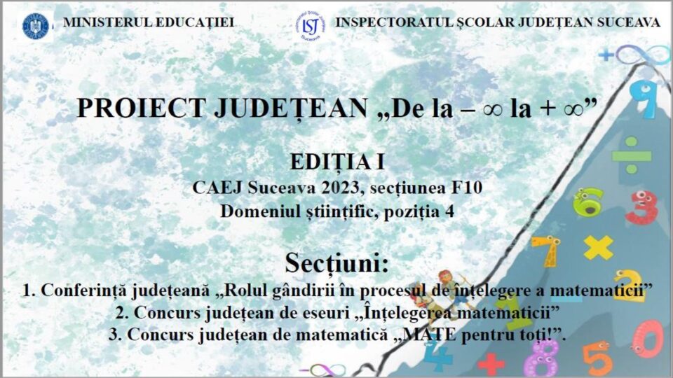 Proiect, editia I