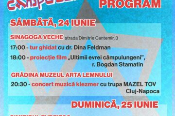 Le'chaim Câmpulung - Zilele culturii evreiești, la Muzeul Arta Lemnului și sinagoga din Câmpulung Moldovenesc