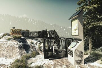 Flutur anunță că pe Piatra Șoimului de pe Rarău va fi construit un spectaculos punct de belvedere de tip skywalk