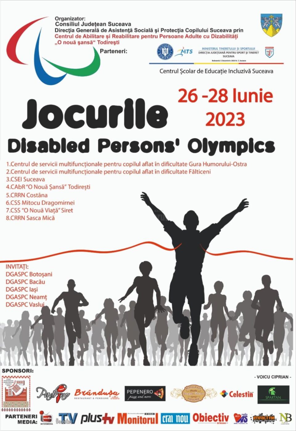 Competiție de tenis de masă, baschet și fotbal pentru copii și adulți cu dizabilități Competiție de tenis de masă, baschet și fotbal pentru copii și adulți cu dizabilități