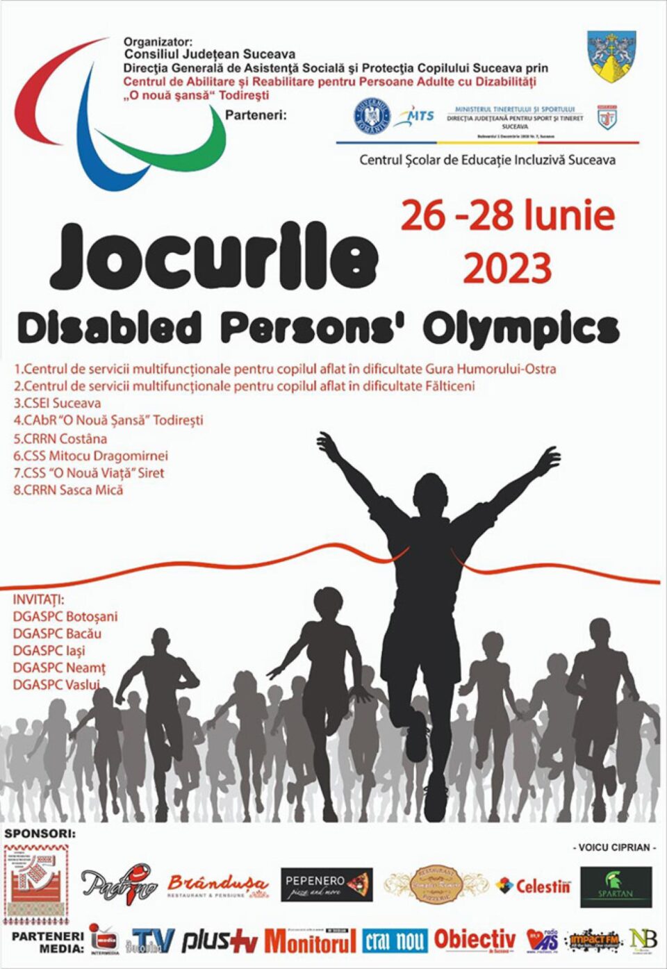 Competiție de tenis de masă, baschet și fotbal pentru copii și adulți cu dizabilități Competiție de tenis de masă, baschet și fotbal pentru copii și adulți cu dizabilități