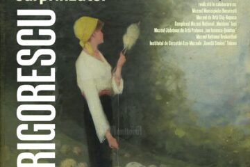 Pe afiș este lucrarea „Păstorița”, din patrimoniul Muzeului de Istorie din Suceava