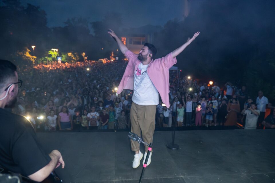 Concert Smiley, pe esplanada din fața universității