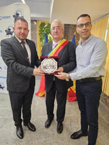 Delegațiile primăriilor partenere cu Suceava, primite de Ion Lungu la sediul municipalității