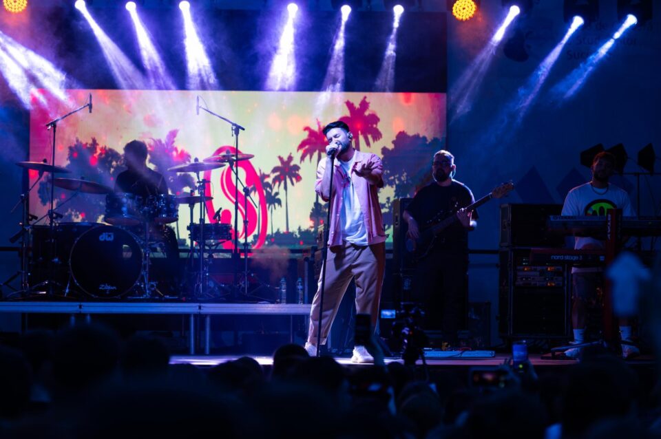 Concert Smiley, pe esplanada din fața universității