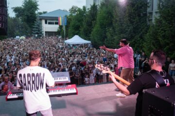 Concert Smiley, pe esplanada din fața universității