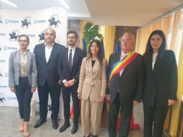 Delegațiile primăriilor partenere cu Suceava, primite de Ion Lungu la sediul municipalității