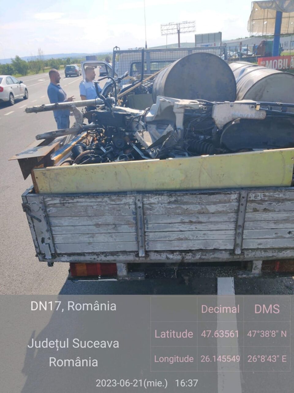 Transportul de deșeuri de fier fără documnete de proveniență și de transport duce la confiscarea mijlocului de transport Transportul de deșeuri de fier fără documnete de proveniență și de transport duce la confiscarea mijlocului de transport