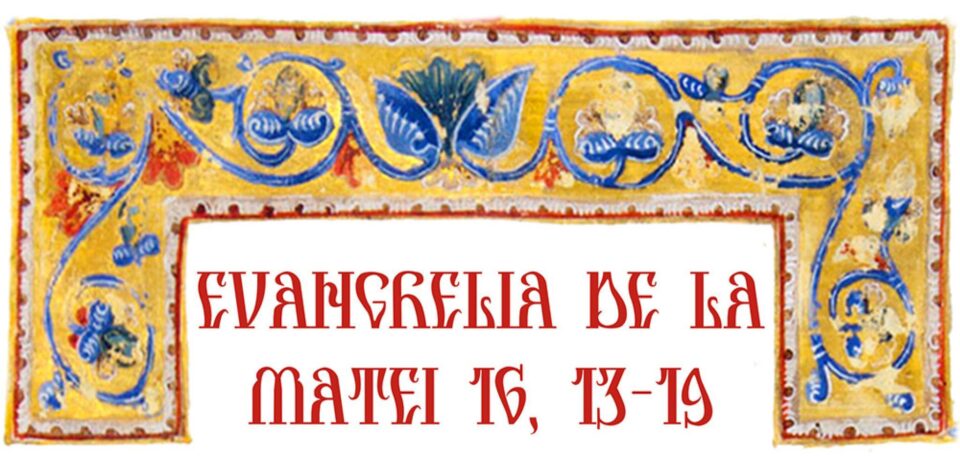 Evangelia de la Matei 11, 13-19