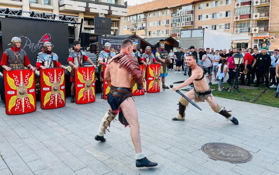 Soldații romani și luptele de gladiatori i-au încântat pe suceveni