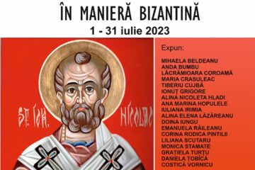 Expoziția atelierului de pictură - icoană în manieră bizantină, la Muzeul de Istorie