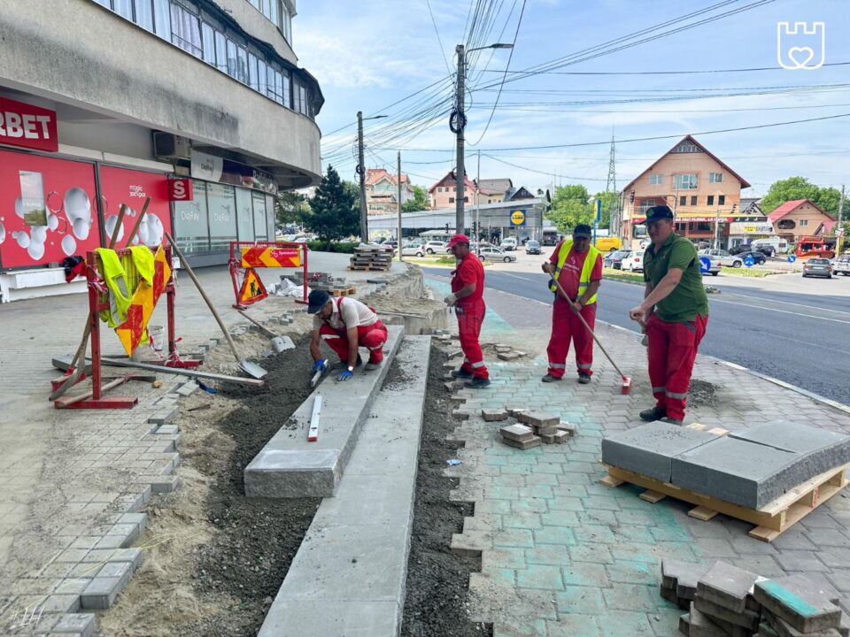 Lucrări în cartierul George Enescu din municipiul Suceava