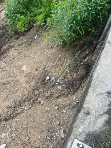 Alunecare de teren în zona Pojorâta- Sadova