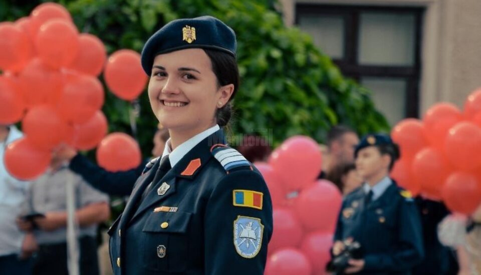 Absolventa Diana Gabriela Lepșa este șefa promoției 2023 „General Constantin Christescu – 100”