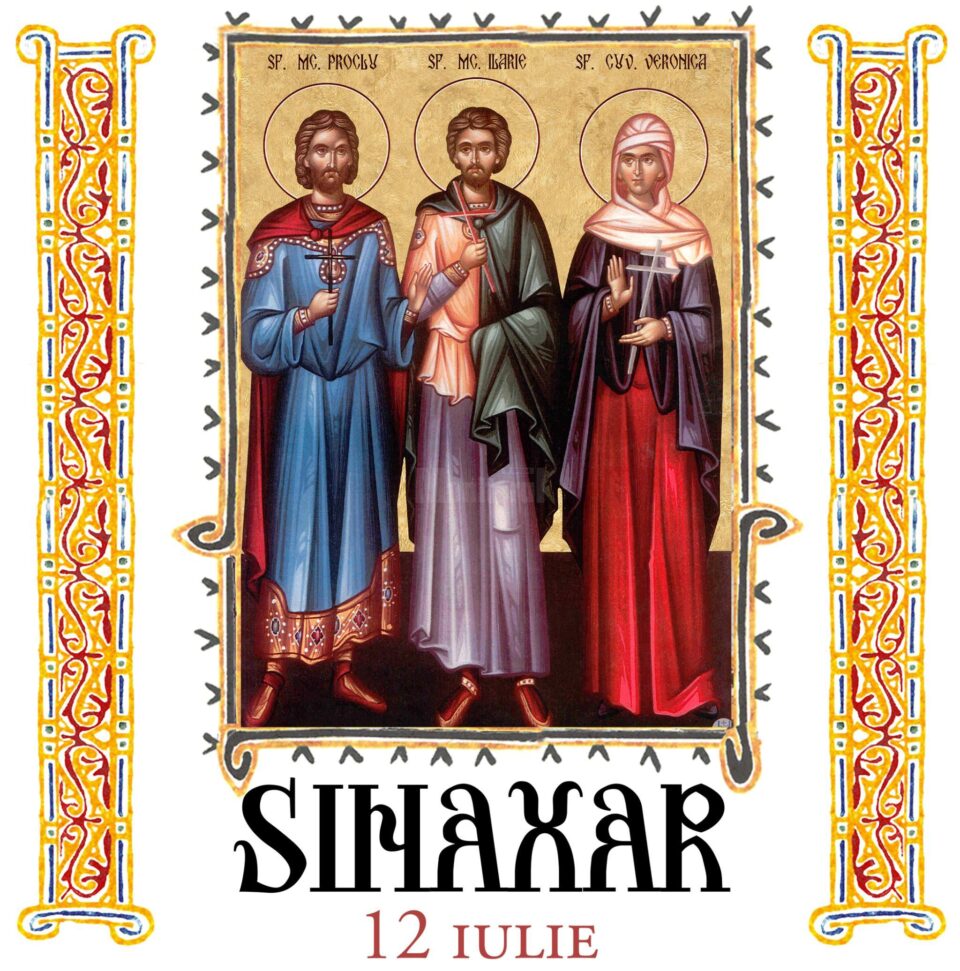 Sinaxar 12 iulie 2023