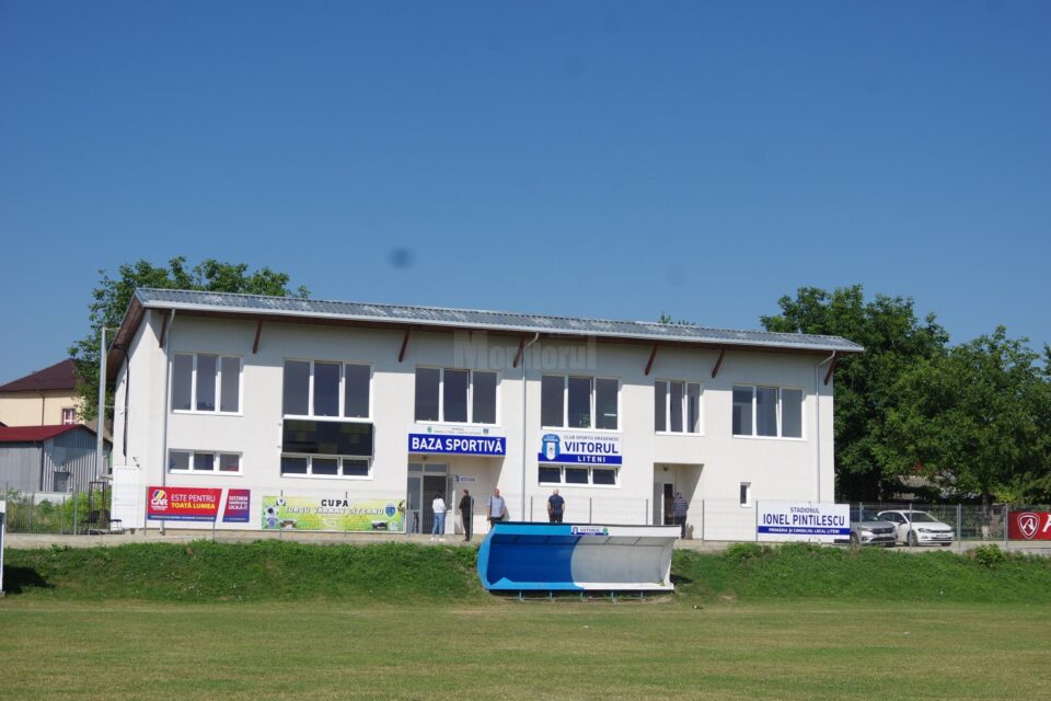 Noua baza sportivă din Liteni a fost inaugurată în mod oficial