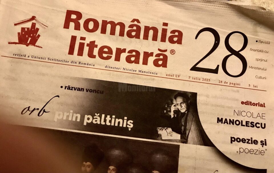 Fragmente din noul volum al scriitoarei Angela Furtună, „Somnul de frumusețe al civilizației”, publicate în „România literară”