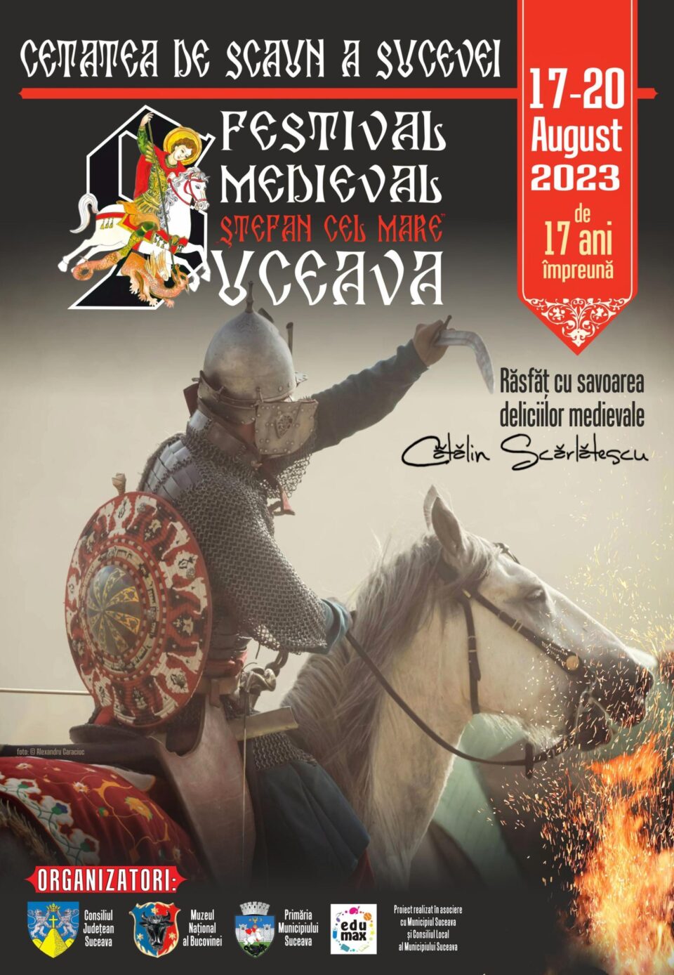 Peste 500 de domnițe și cavaleri din șapte țări vin la Suceava, la Festivalul Medieval „Ștefan cel Mare” Peste 500 de domnițe și cavaleri din șapte țări vin la Suceava, la Festivalul Medieval „Ștefan cel Mare”