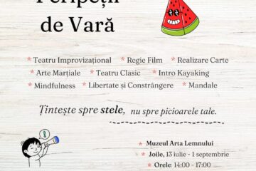 „Peripeții de Vară” cu Șerban Raia, în fiecare joi, la Muzeul Arta Lemnului Câmpulung Moldovenesc