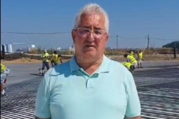 Primarul Ion Lungu, în inspecție pe șantierul Sălii Polivalente Suceava