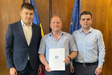 Deputatul Gheorghe Șoldan a fost prezent alături de primarul din Bunești la semnarea contractului