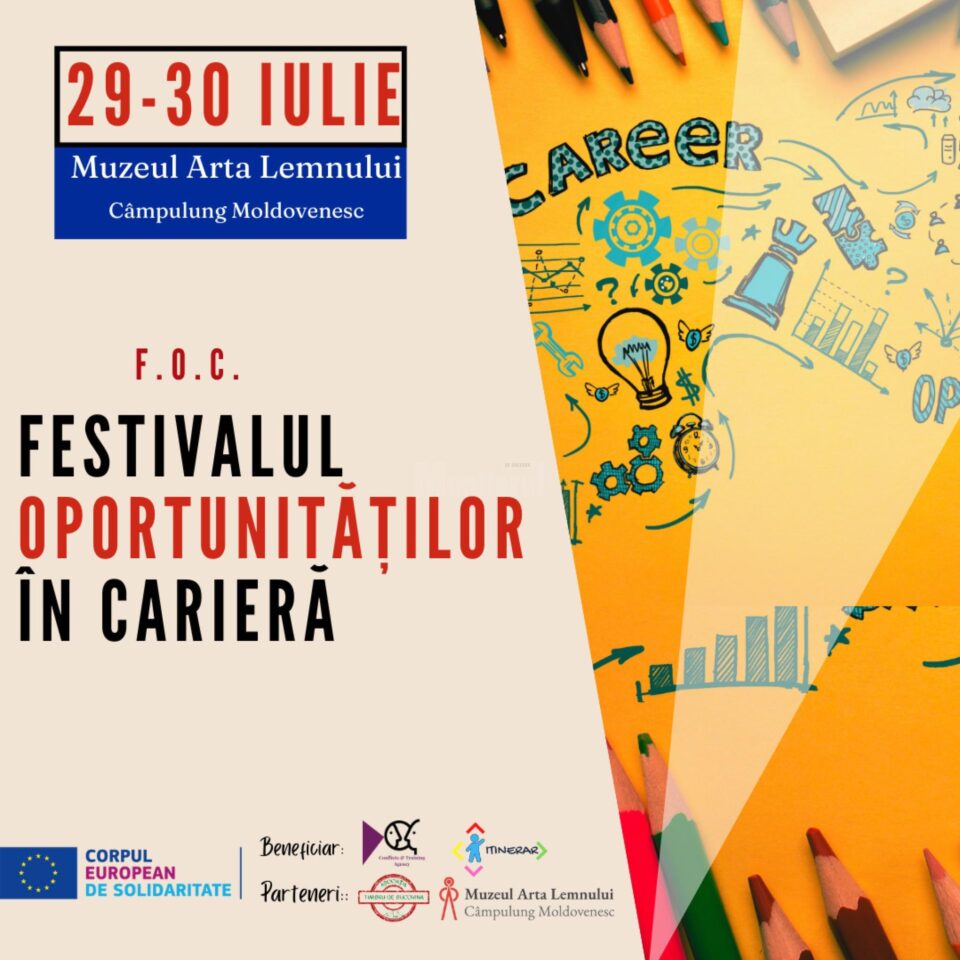 Festivalul Oportunităților în Carieră, la Muzeul Arta Lemnului