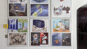 Caricaturistul Ovidiu Ambrozie Bortă - BOA ne-a spus că tema din cest an a fost „Marea resetare”