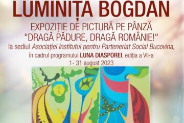 Expoziție de pictură pe pânză, realizată de Luminița Bogdan, la Galeria Zamca