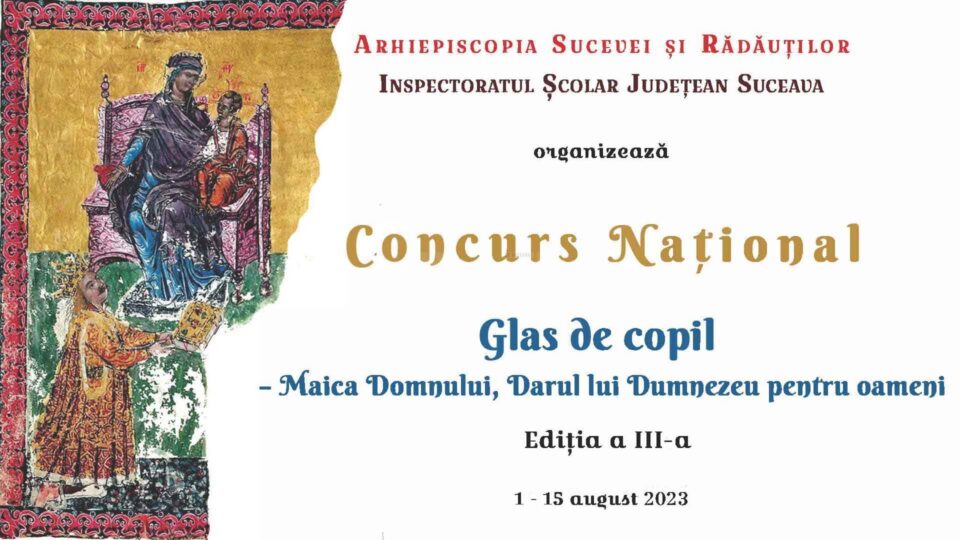 S-a dat start Concursului național de recitare din poezia închinată Maicii Domnului, ediția a III-a S-a dat start Concursului național de recitare din poezia închinată Maicii Domnului, ediția a III-a