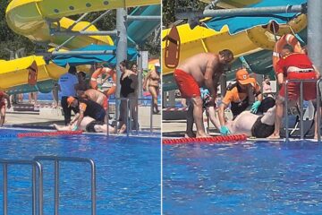Un bărbat a fost salvat de la înec după ce a suferit un AVC în bazinul ștrandului de la Suceava