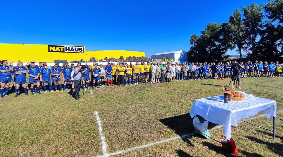 Evenimentul 60 de ani de rugby la Suceava, desfășurat pe stadionul de la Sala Sporturilor