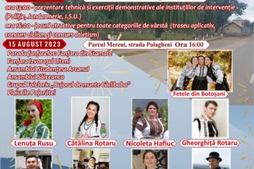 Eveniment grandios la Salcea, cu Smiley, Connect-R, foc de artificii, sport și educație rutieră