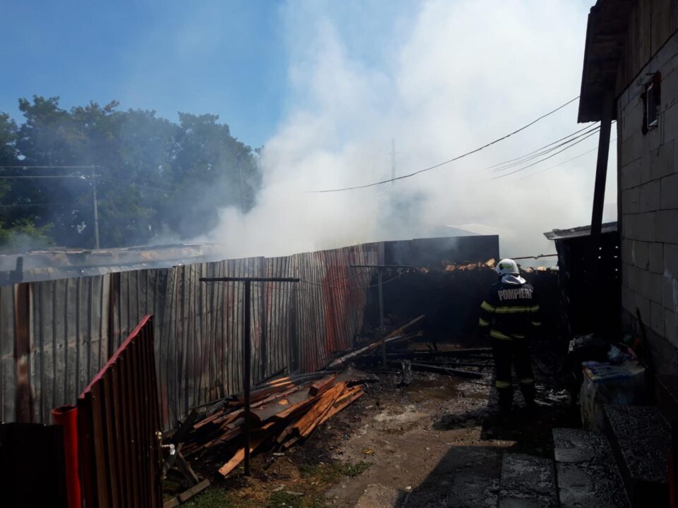 Incendiu în municipiul Fălticeni