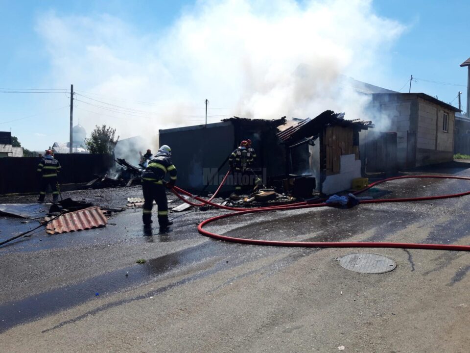 Incendiu în municipiul Fălticeni