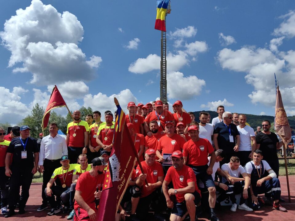 Pompierii voluntari din Cârlibaba s-au clasat pe locul trei la nivel național