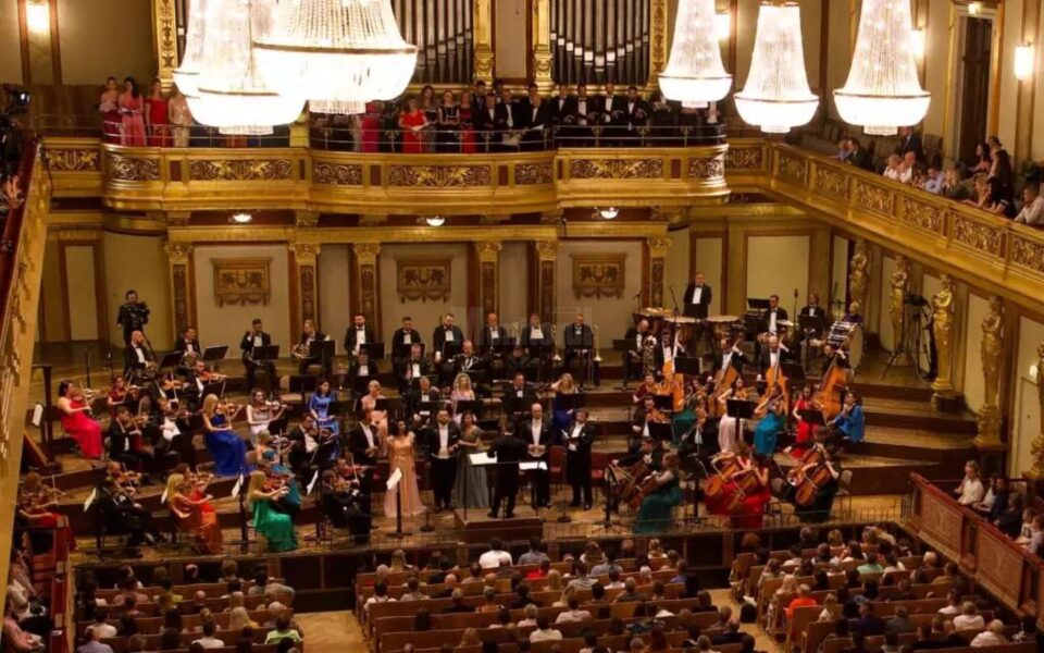 Spectacolul „Crai Nou” și „Rapsodia Română” de Ciprian Porumbescu, în premieră la Sala Musikverein din Viena. Foto evz.ro
