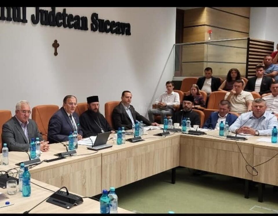 Întâlnirea cu sucevenii din Diaspora, care a avut loc vineri, 18 august, în Sala Unirii a Palatului Administrativ Suceava