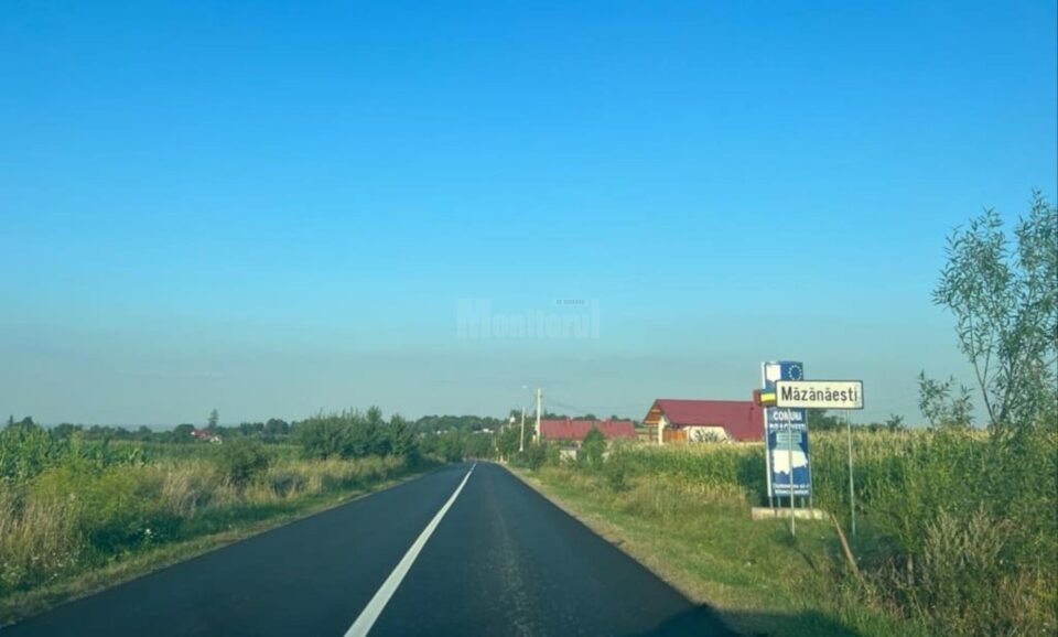 Drumul județean din zona Măzănăești - Berchișești a fost modernizat