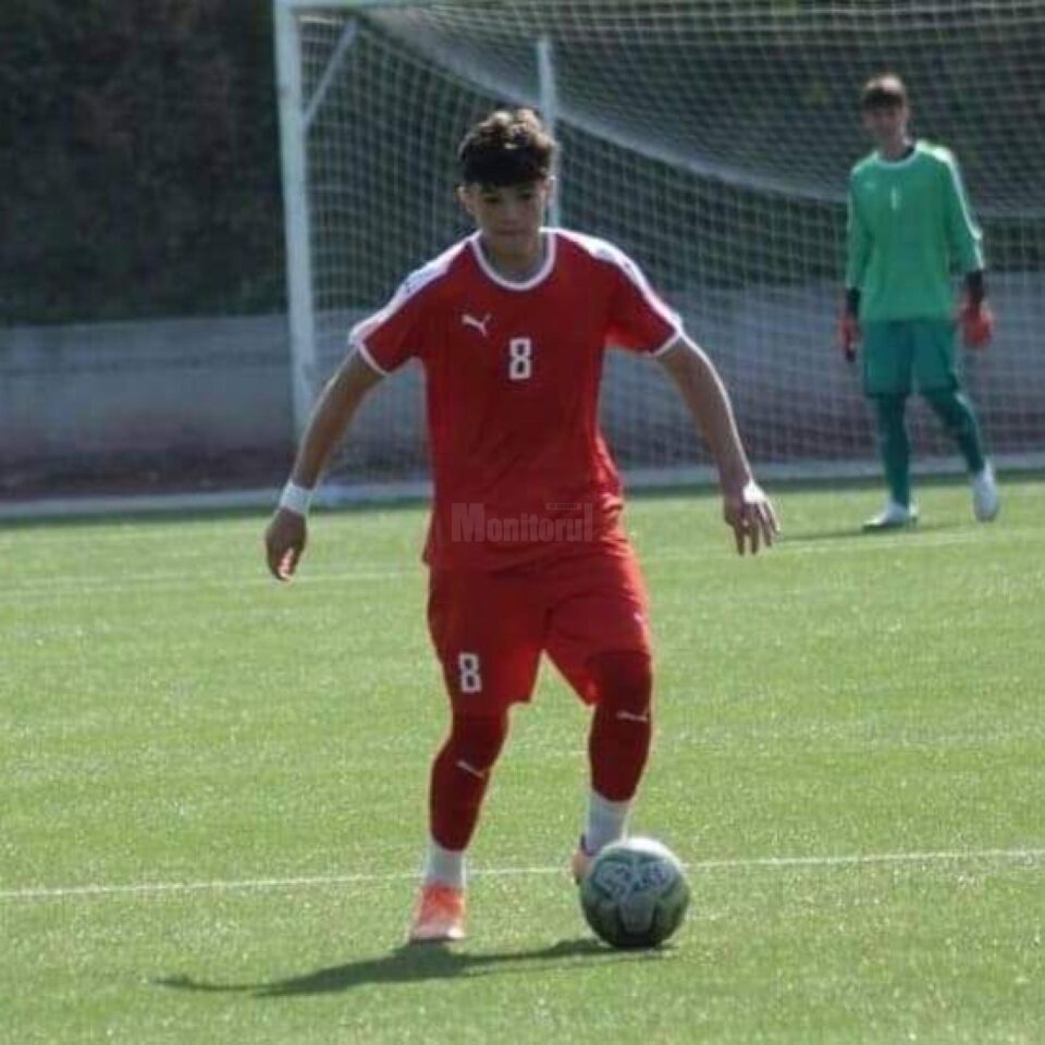 Matei Manolache este un tânăr fotbalist de viitor