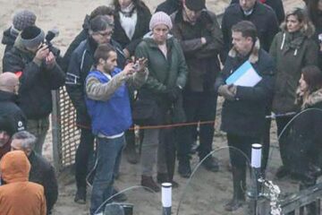Fotografie de la reconstituirea faptei Sursa 7sur7.be
