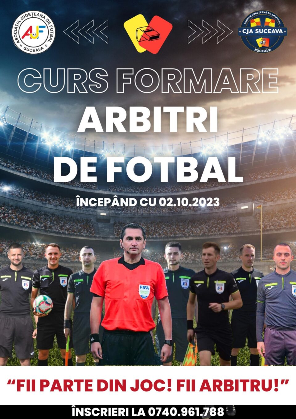 CJA Suceava anunță demararea unui curs pentru formarea arbitrilor de fotbal