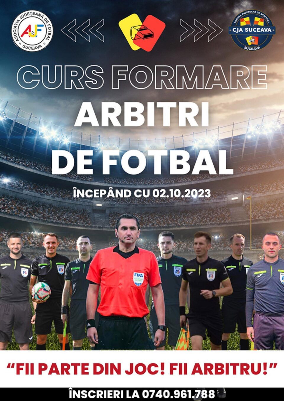 CJA Suceava anunță demararea unui curs pentru formarea arbitrilor de fotbal