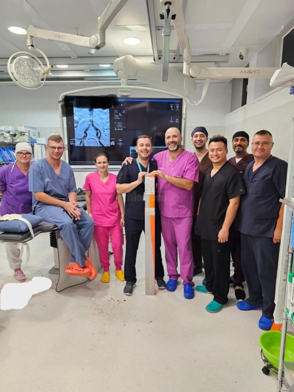 Echipa medicală care a făcut intervenția la spital
