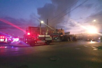 Incendiul a fost foarte puternic