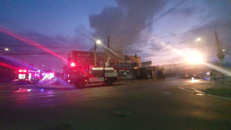 Incendiul a fost foarte puternic