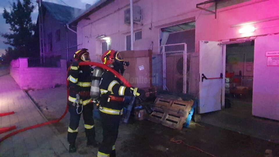 Incendiul a fost foarte puternic