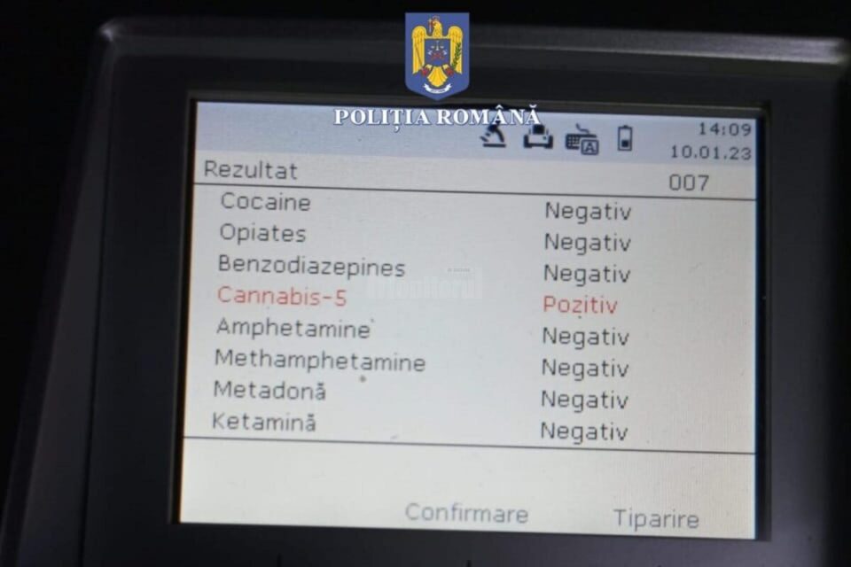 Pozitiv la canabis