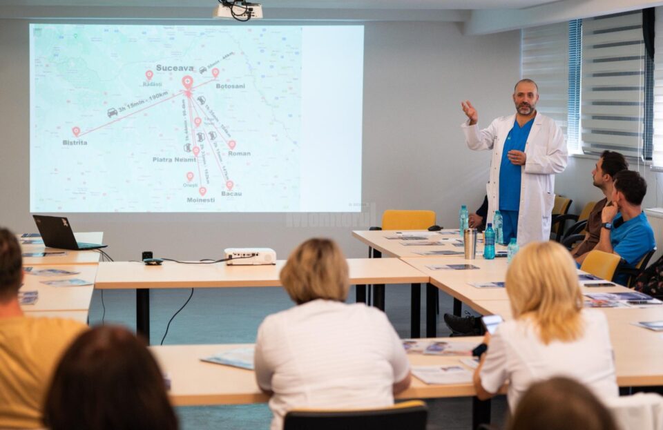 Dr. Mihai Crețeanu prezintă rolul regional al spitalului din Suceava în tratamentul AVC acut Dr. Mihai Crețeanu prezintă rolul regional al spitalului din Suceava în tratamentul AVC acut
