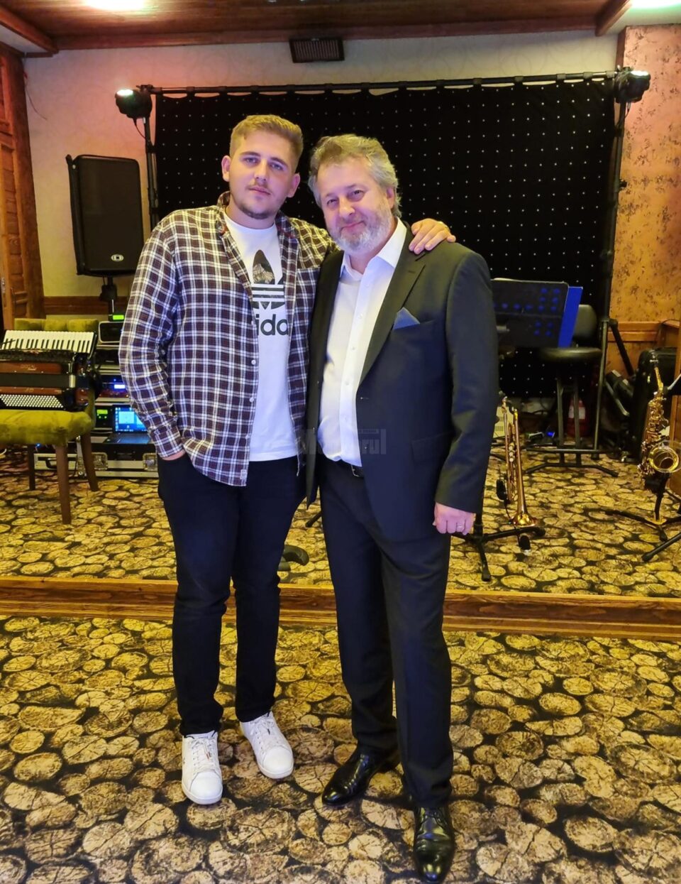 Nicușor Ocheană și prof. Cristi Ruscior